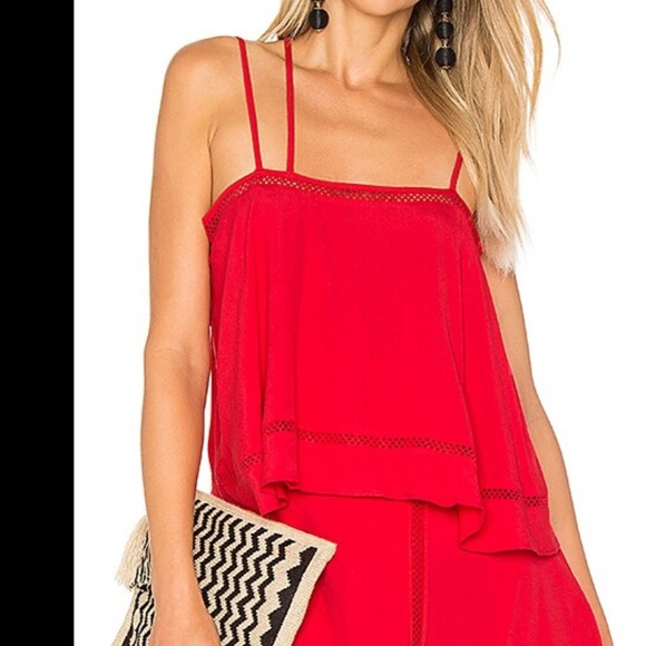 LOVERS AND FRIENDS NWT Summer Glow Top in Fire Women’s Size Small REVOLVE Party - Picture 1 of 13